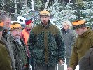 Przerwa midzy pdzeniami na polowaniu zbiorowym w Midzylesiu - obwd owiecki nr 82M