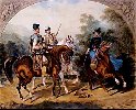 Juliusz Kossak - "Polowanie" 
1854r., akwarela