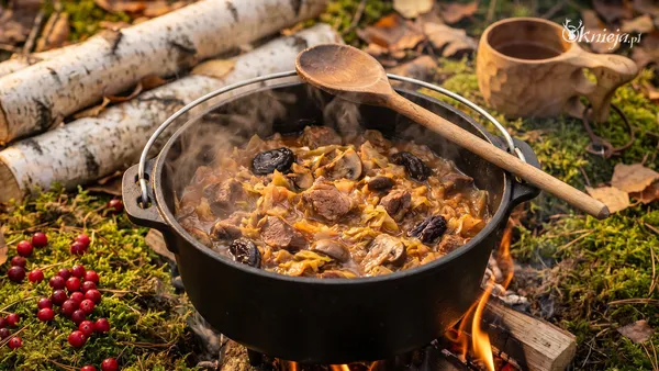 Bigos myśliwski na ognisku